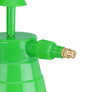 Relaxdays Pumpsprühflasche, einstellbare Messingdüse, Pflanzen