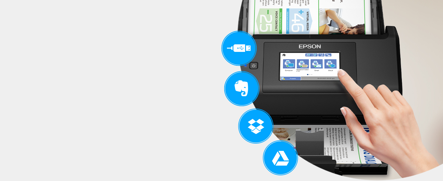 Epson Workforce ES580W Wireless Color Duplex Desktop