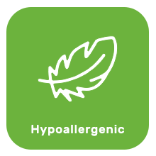 Hypoallergenic natural and gentle safe skin care products for baby skin.