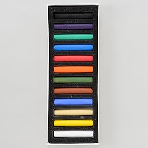 Amazon.co.jp: ダーウェント アカデミー ソフト パステル 12色