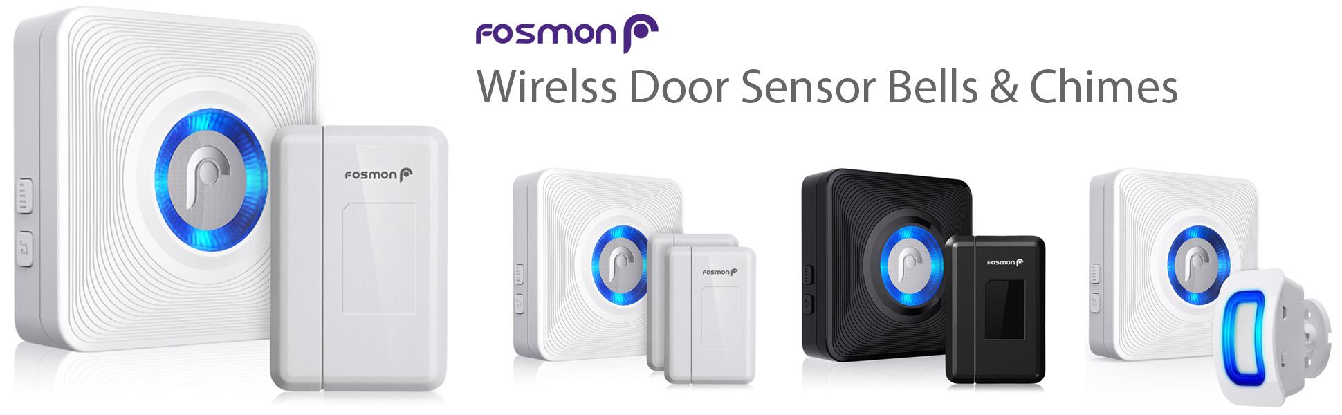 Fosmon WaveLink 51004HOM Wireless Door Sensor Open Chime (Operating Range 120M/400FT 52