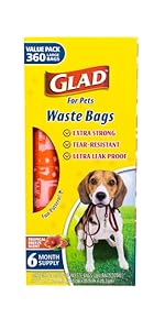 Glad, Pets, Waste, Bags, Dogs, Puppy