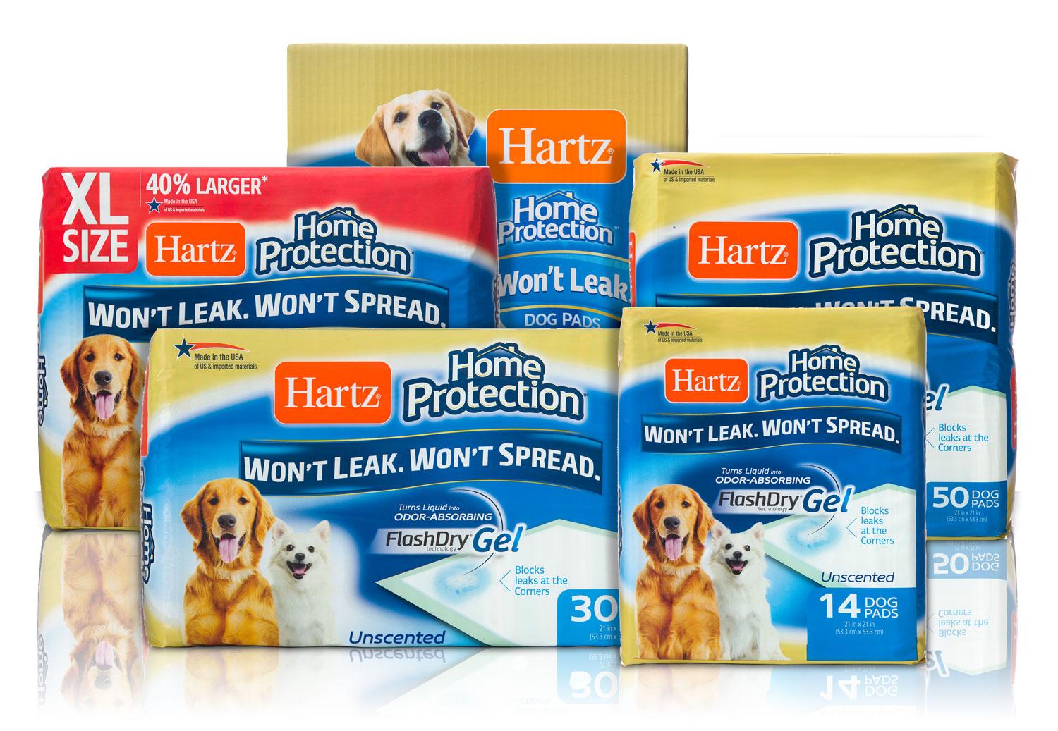 Hartz Home Protection Lavendar Scent Odor Eliminating Gel Dog Pads