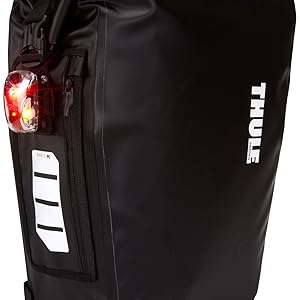 Lap top storage, bike computer bag, lap top bike bag, thule bike pannier, bike commuting bag