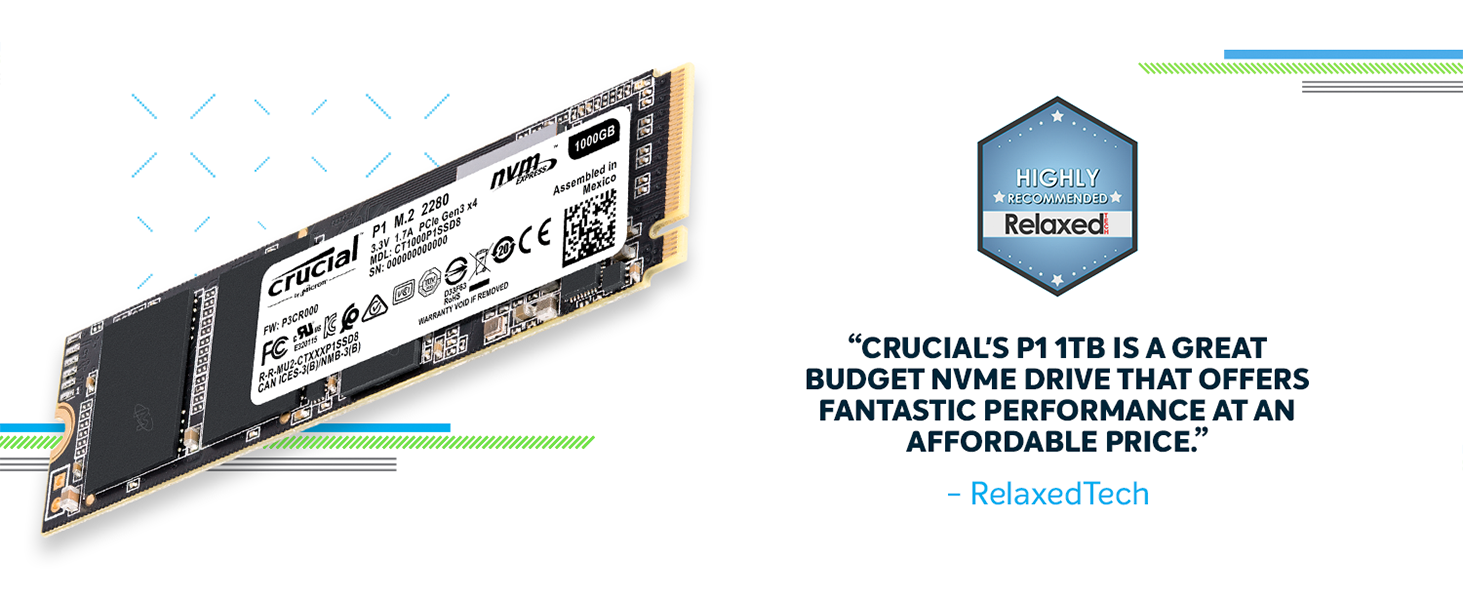 Crucial P1 SSD - Highly Recommend