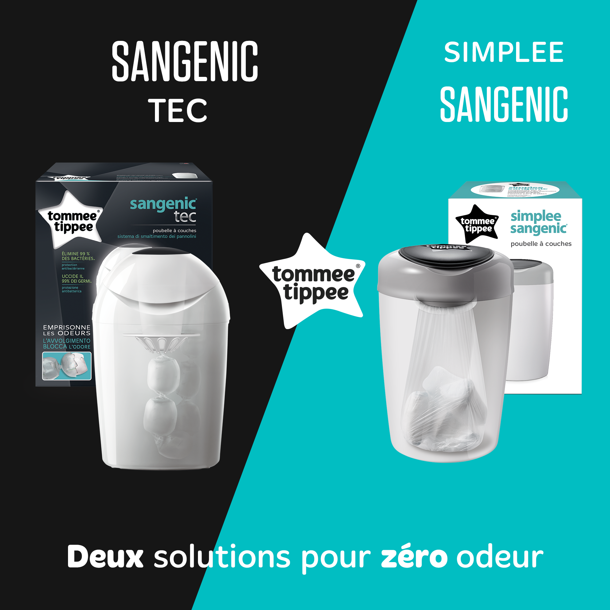 Sangenic 87008101 Poubelle à Couches Simplee Rose Amazon.fr