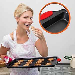 Nonstick Bakeware Set;Baking Tray; Oven;Pizza Loaf Muffin;Cookie Sheet;Non Stick;Bakeware Set