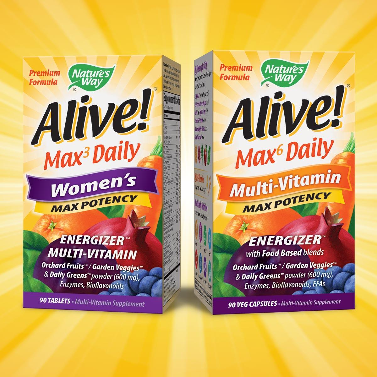 Nature's Way Alive! Max3 Daily Women's Multivitamin, Food