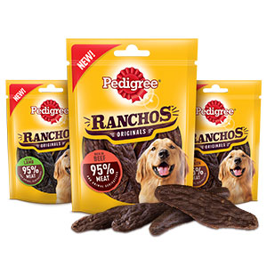 PEDIGREE RANCHOS Originals Portionsbeutel mit Huhn (7x70g) : Amazon.de ...