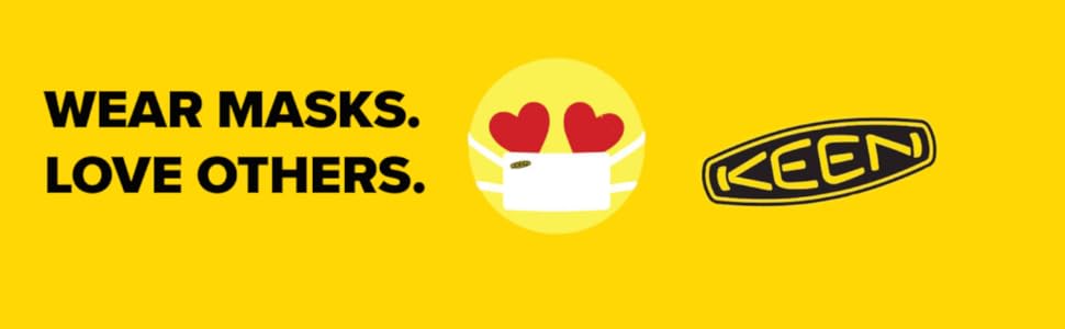 Amazon.com: KEEN unisex adult Together Cotton Reusable Face Masks