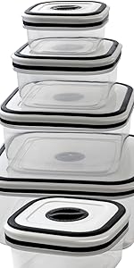 San Ignacio Premium - Bateria de 4 piezas, 4 fiambreras y 3 ...