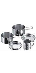 Amazon | キャプテンスタッグ キャンピングステンレス 食器
