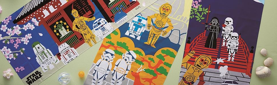 Amazon｜丸眞 スター・ウォーズ 秋の思い出 手ぬぐい (34×90cm
