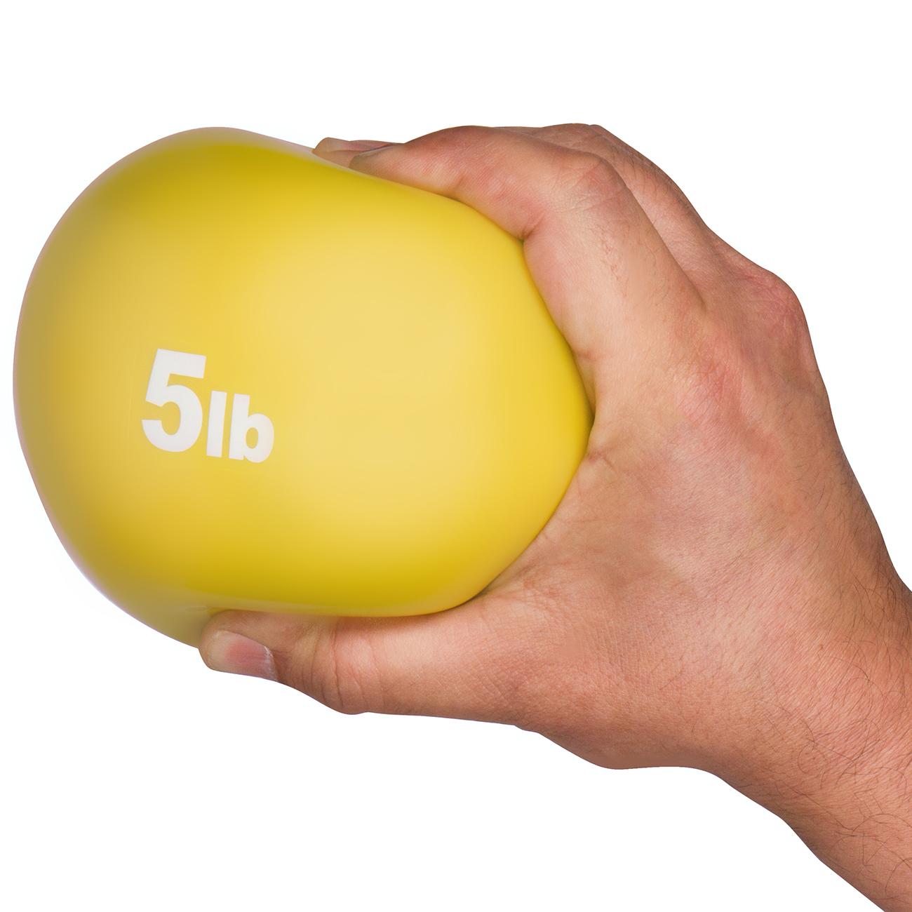 Trademark Innovations Weighted Exercise Toning BallSet of 2(5 lb