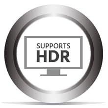 High Dynamic Range video features a much higher contrast ratio 