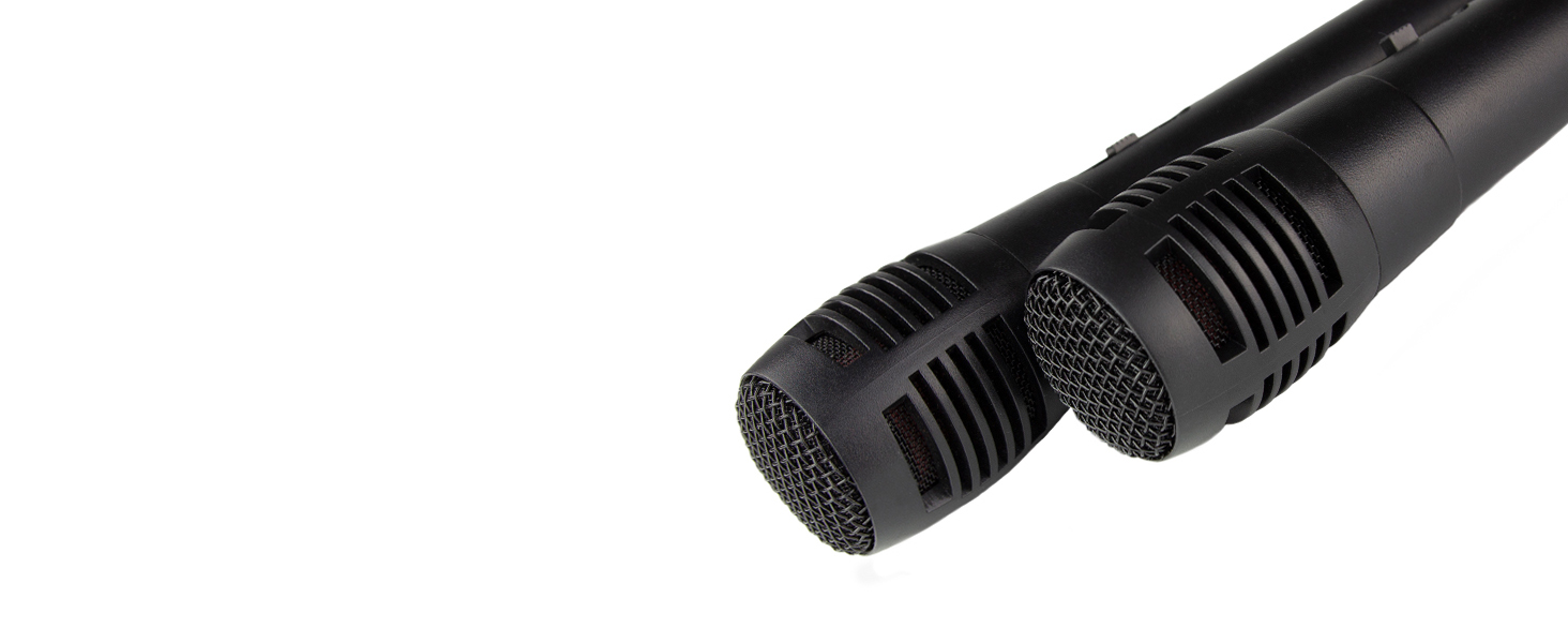 RockJam Singcube 5 Watt Bluetooth Karaoke Machine with Dual Microphones