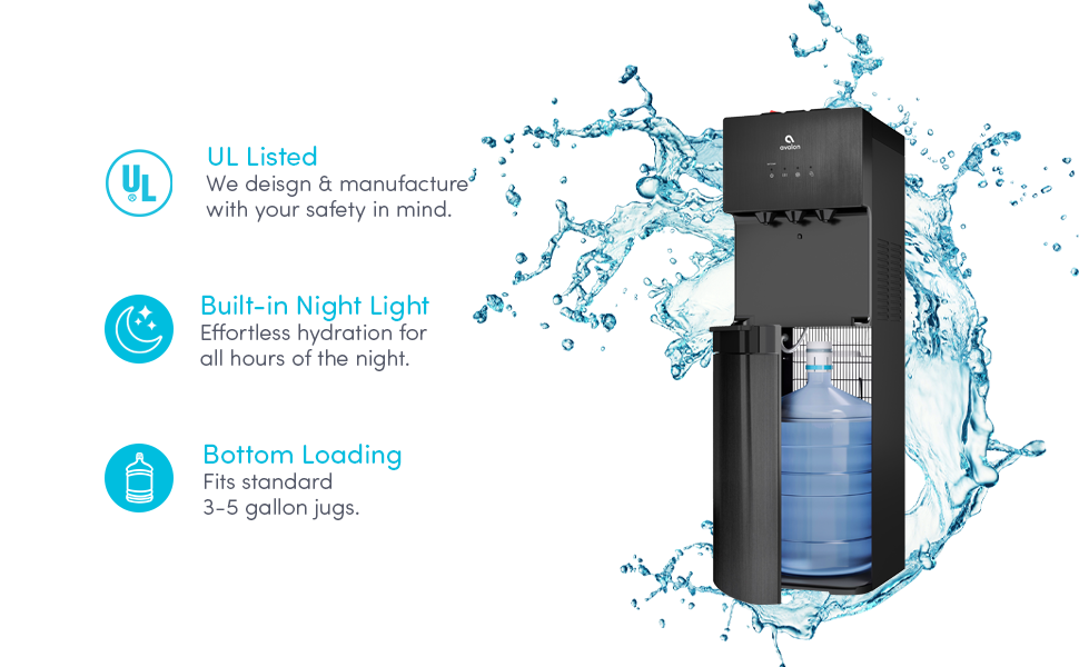 Avalon Self Cleaning Water Cooler Water Dispenser, 3 Temperature