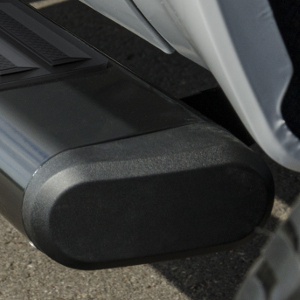 ARIES 6 Nerf Bar Steps Rail Black End Caps