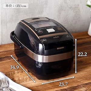 【けーた】アイリスオーヤマ　圧力IH炊飯器 KRC-PC30-B【63】 アイリスオーヤマ 銘柄量り炊き KRC-PC30 価格比較 - 価格.com