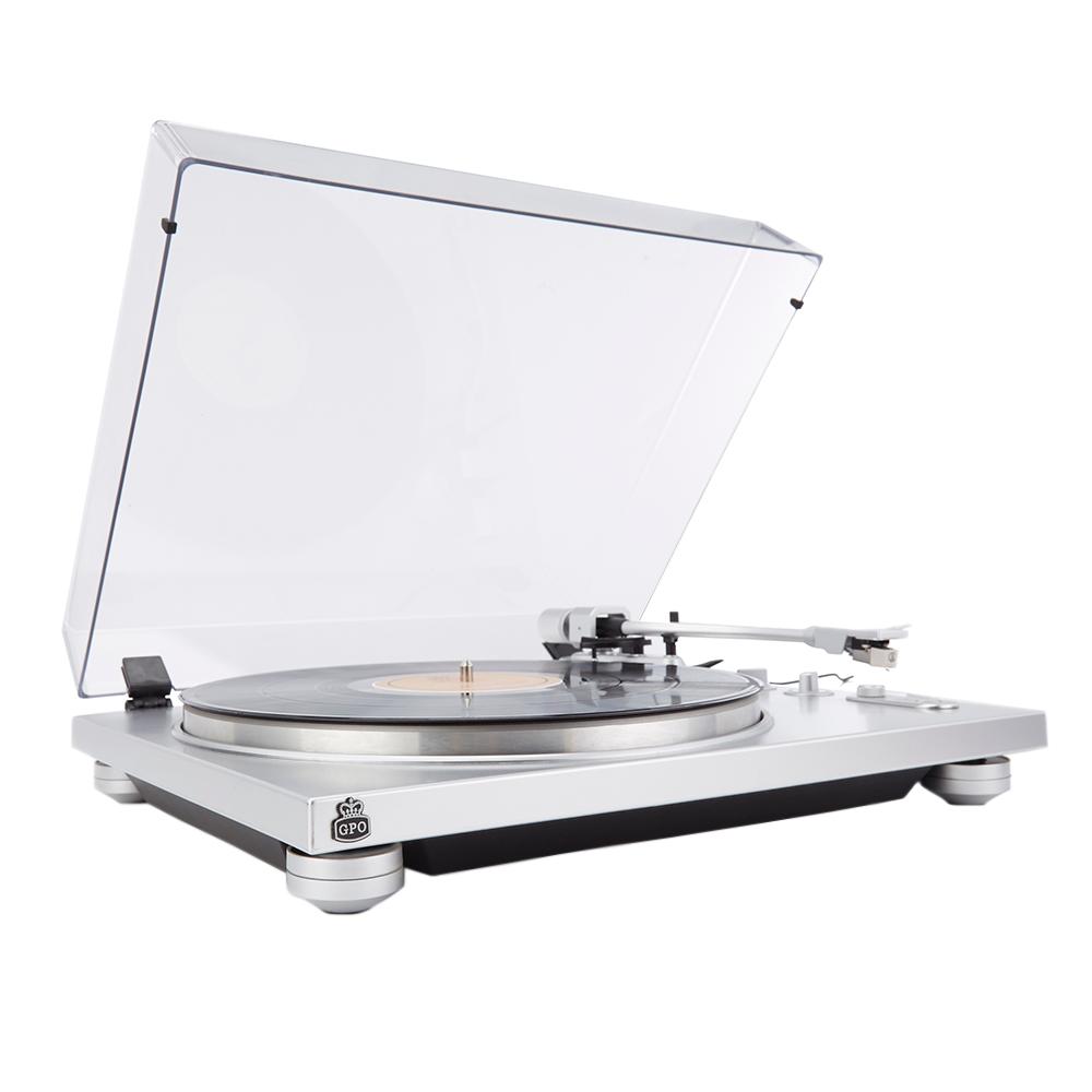GPO PR100 Premium Series Turntable Record Player with Bluetooth