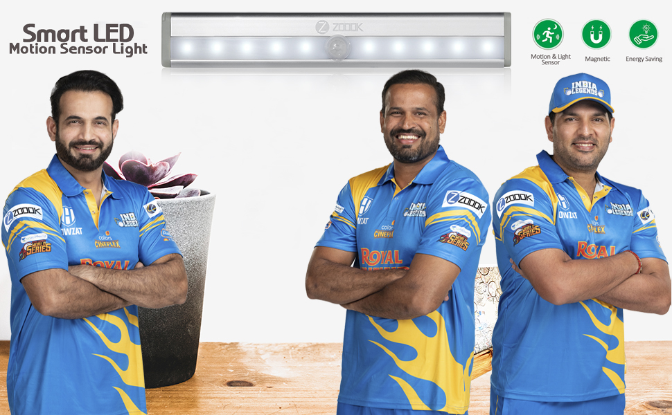 Zoook Sense Motion Sensor LED Light with 10 Led Bulbs and Very Bright