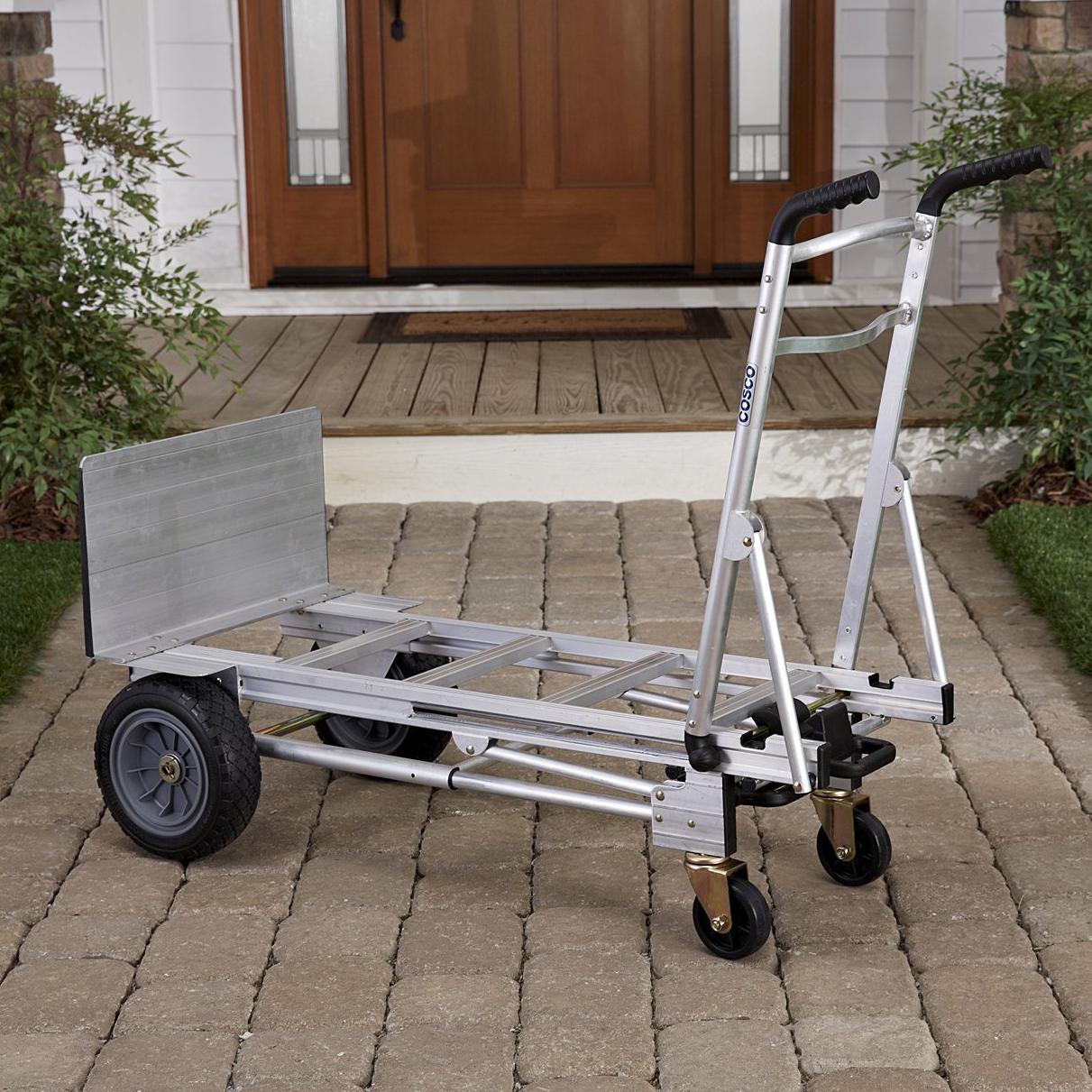 Cosco 3in1 Aluminum Hand Truck/Assisted Hand Truck/Cart w/ flat free