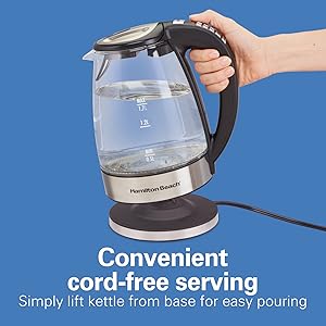 cordless electric kettle