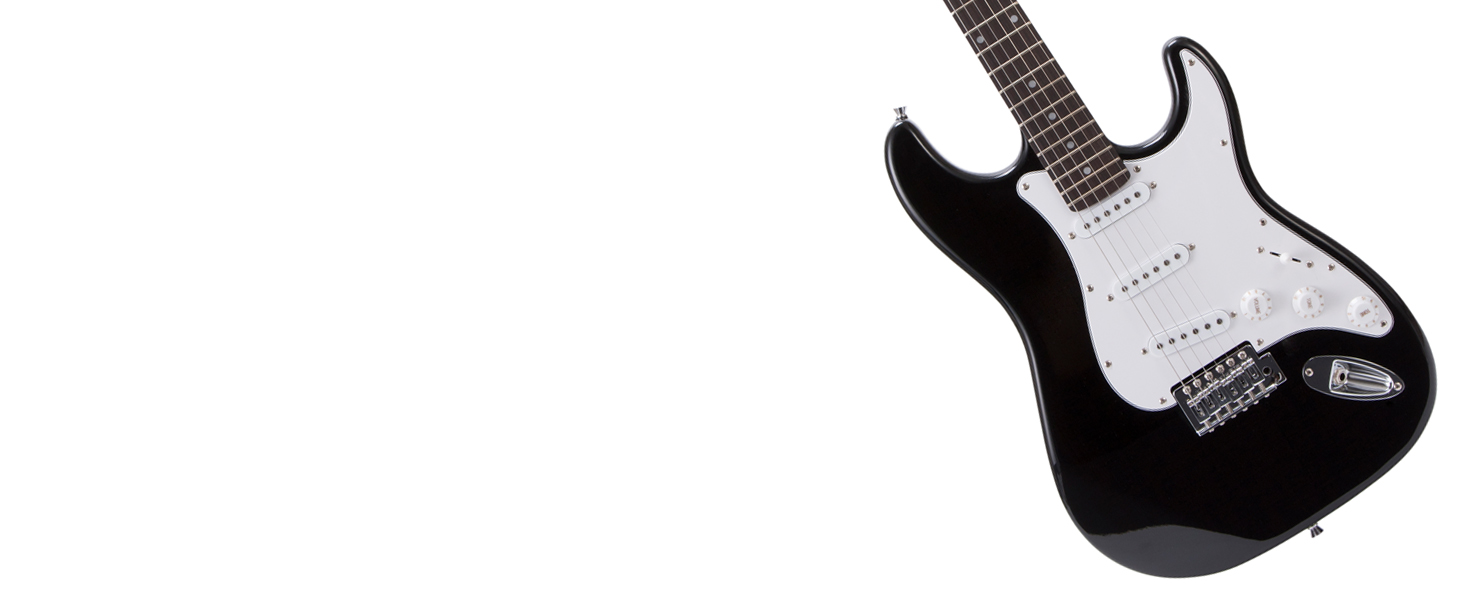 RockJam Full Size Electric Guitar Kit with 10Watt Guitar Amp, Lessons, Strap, Gig Bag, Picks