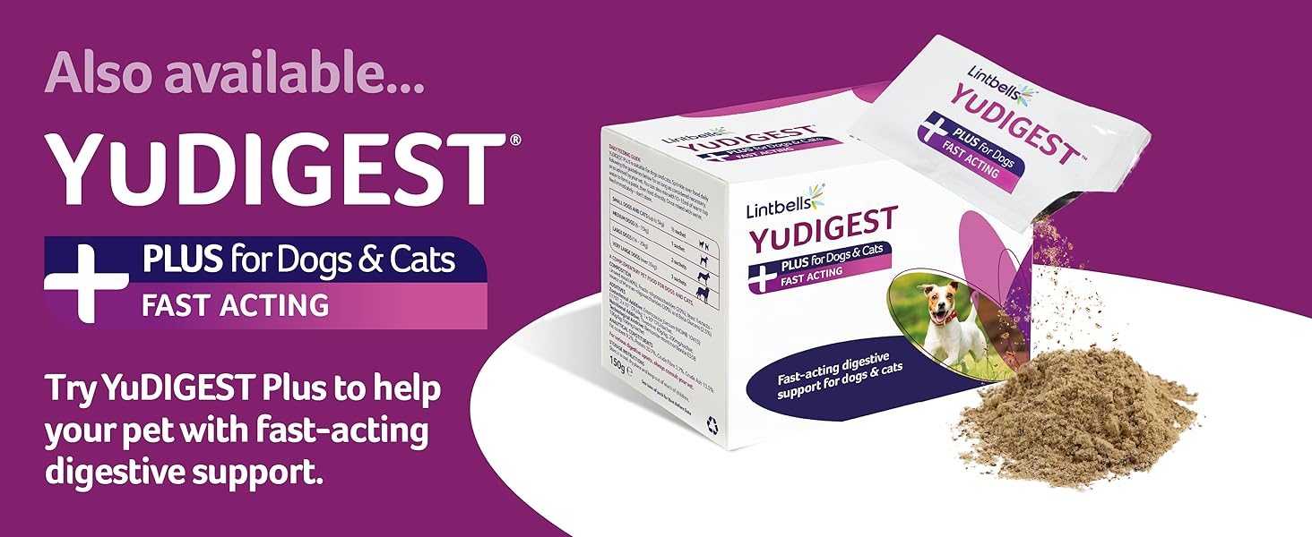 Lintbells YuDIGEST Dog Probiotics for Dogs with Sensitive Digestion