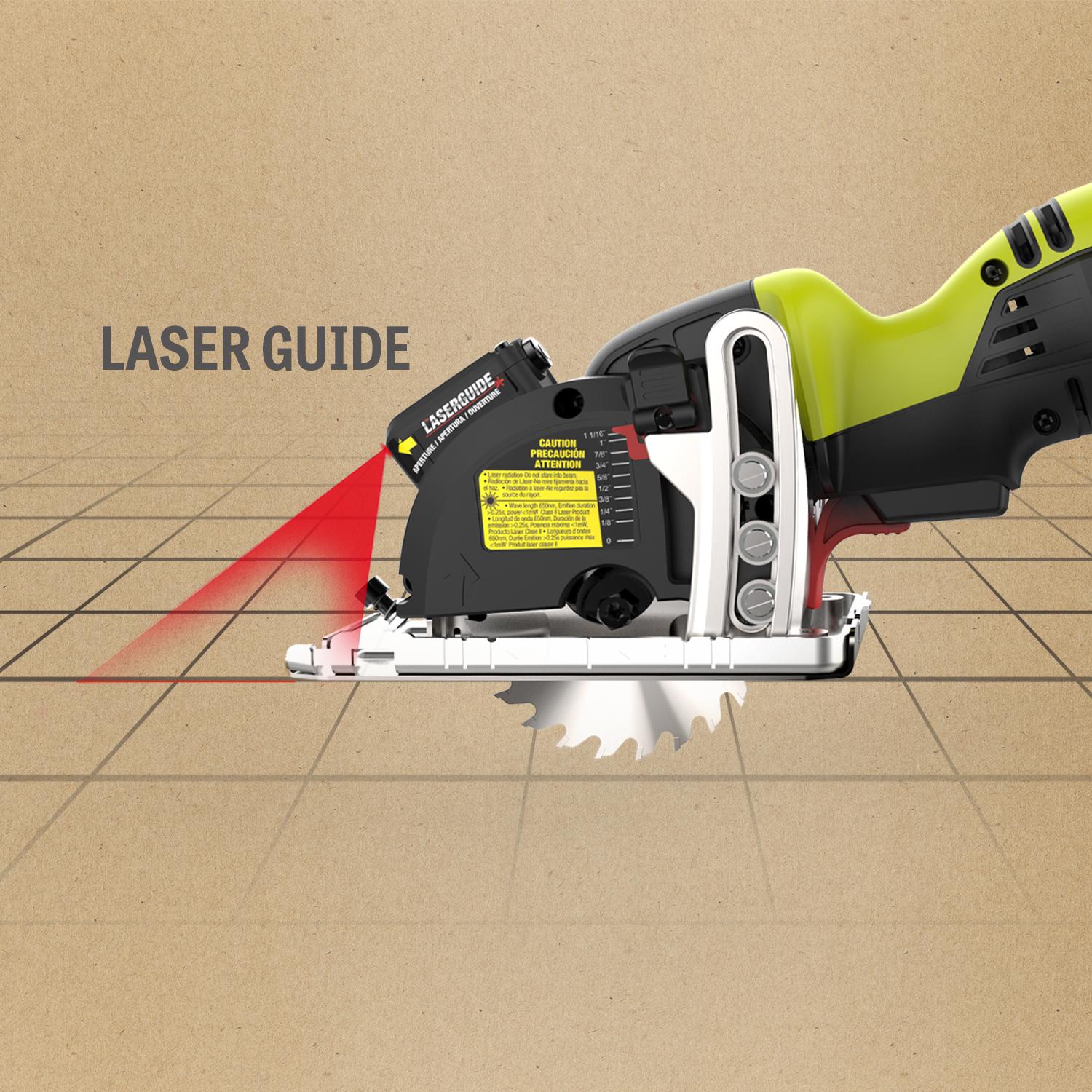 Rockwell RK3440K Versacut 4.0 Amp Circular Saw with Laser