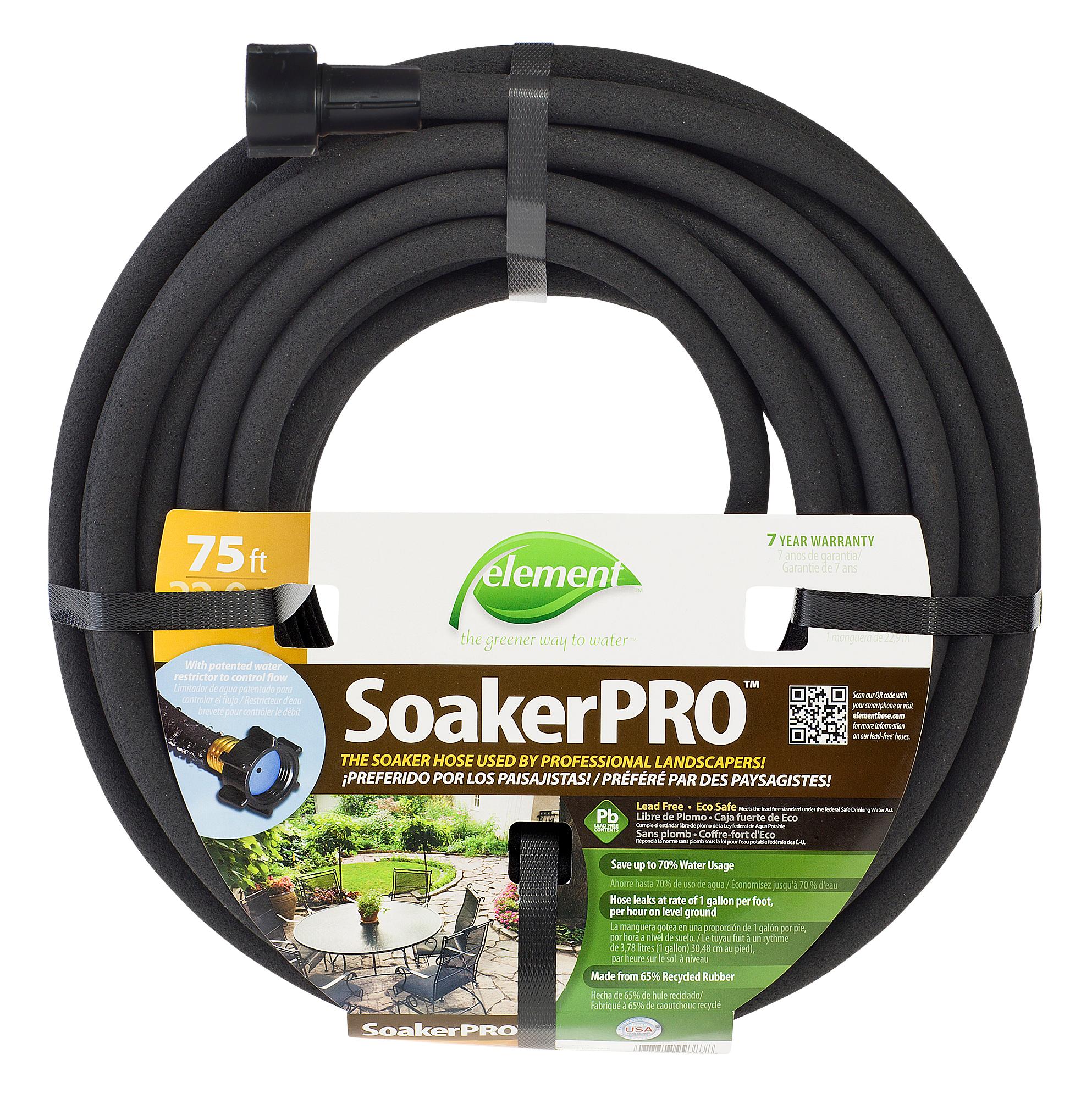 Element SoakerPRO Soaker Hose 75 ft with 3/8" diameter