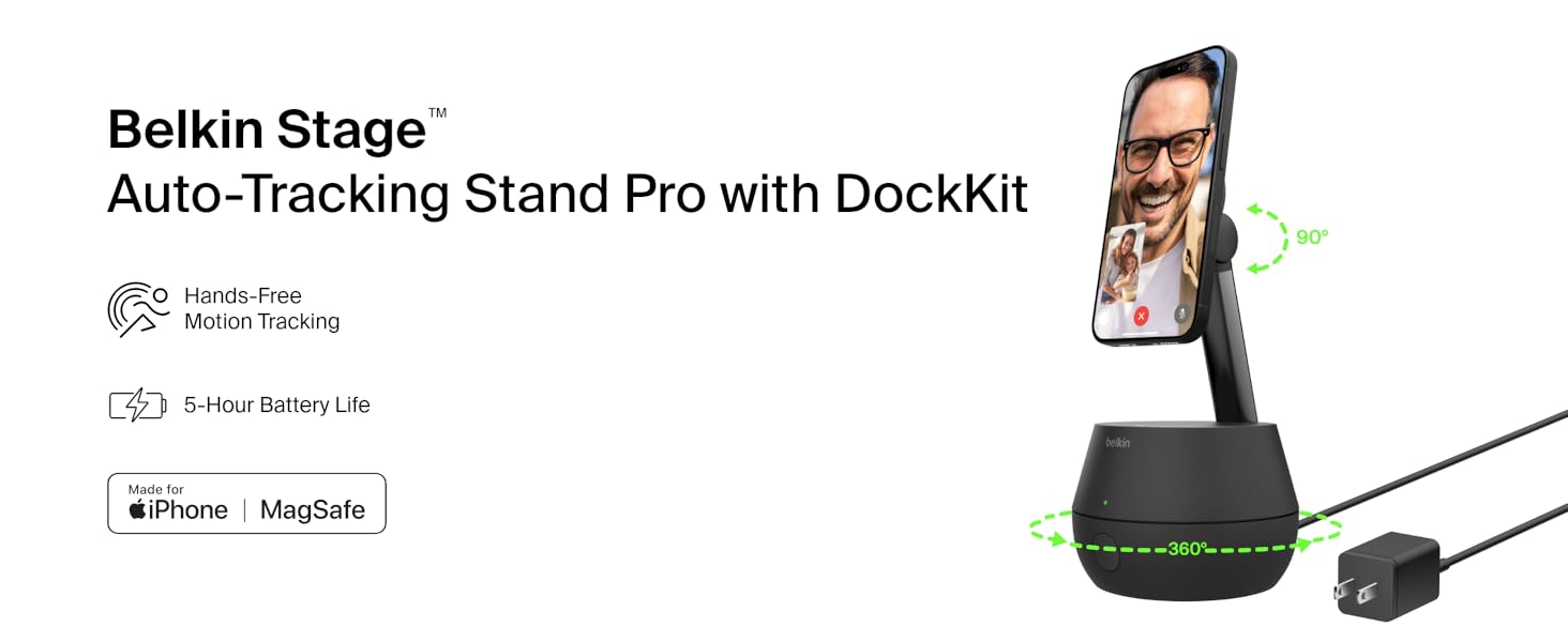 Amazon.com: Belkin Wireless Charger Stand, Auto Face