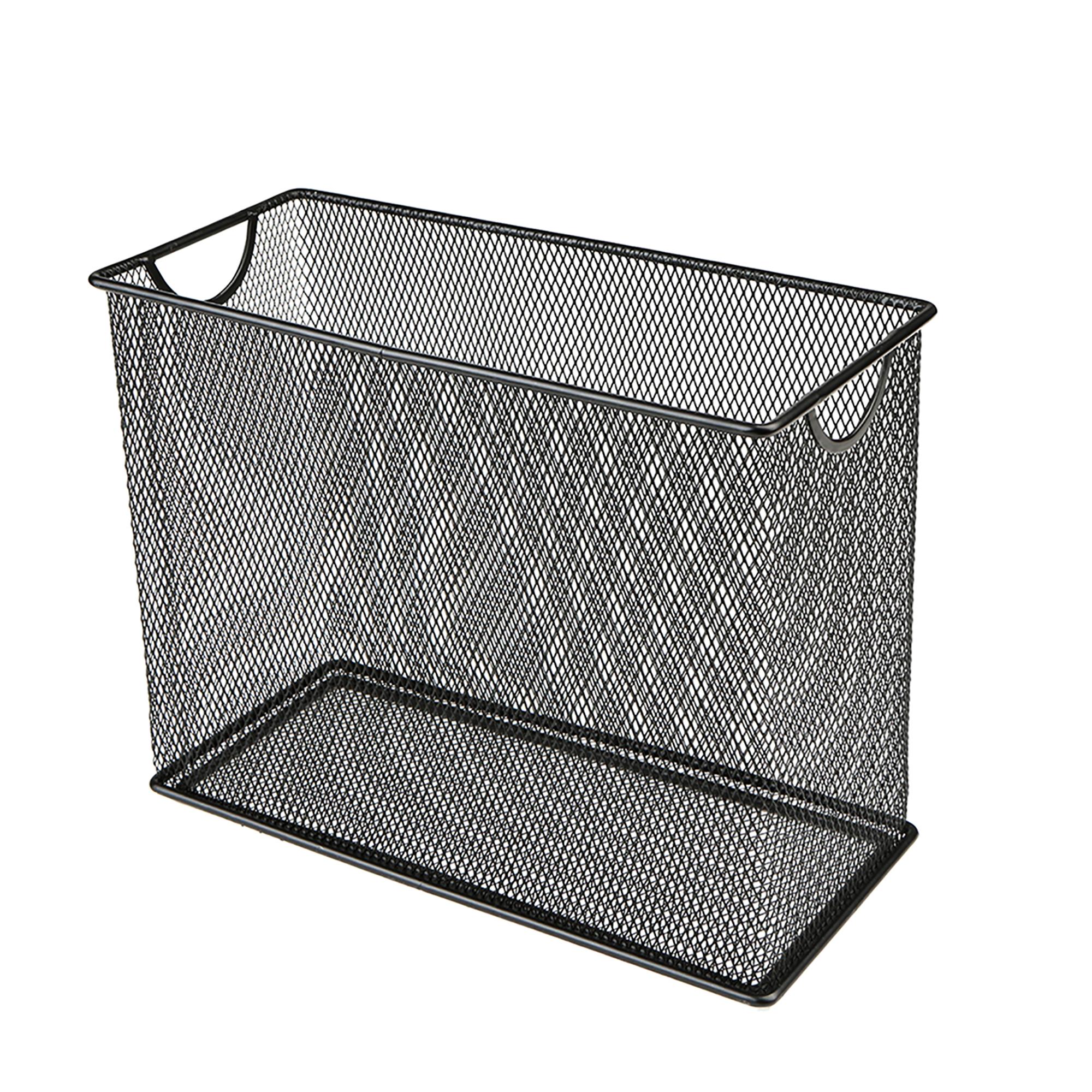 Mind Reader FILEBASKBLK File Storage Box/Basket for Letters, Legal