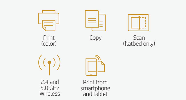 print scan flatbed copy mobile device smartphone tablet 802.11 Wi-Fi direct wireless 