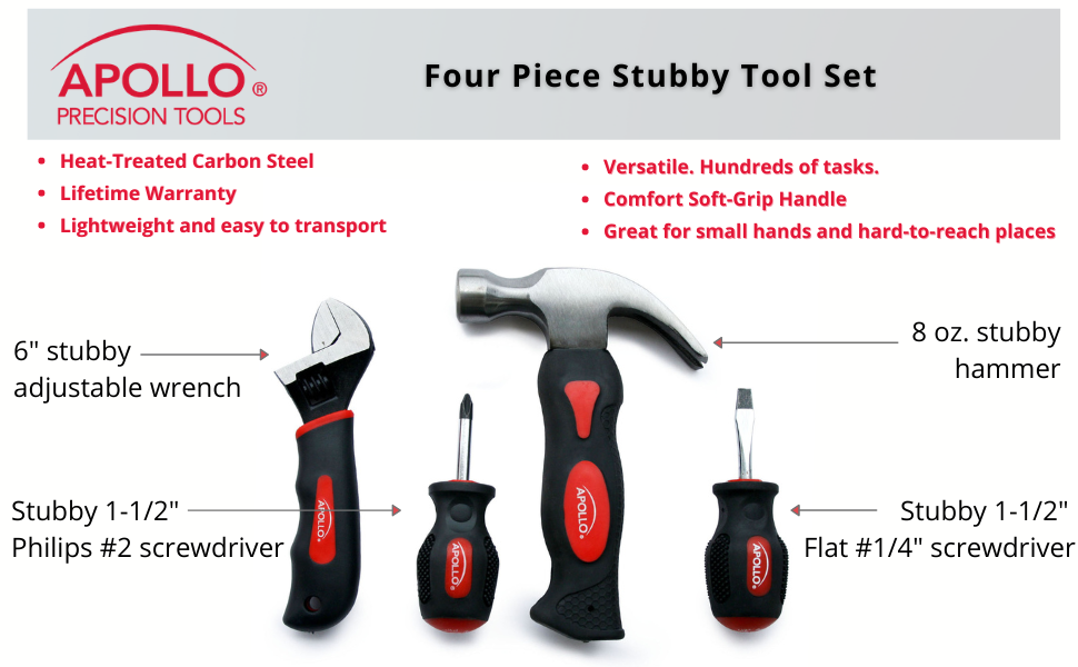 small tool set, mini tools, stubby tool set, mini tool kit