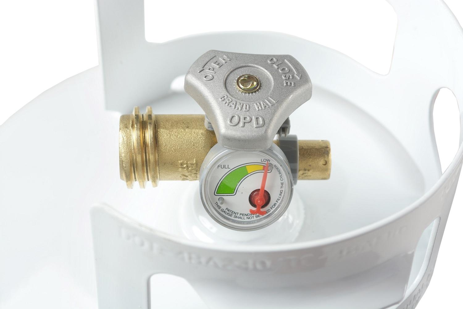 Flame King YSN230 Steel Propane Cylinder with Overflow