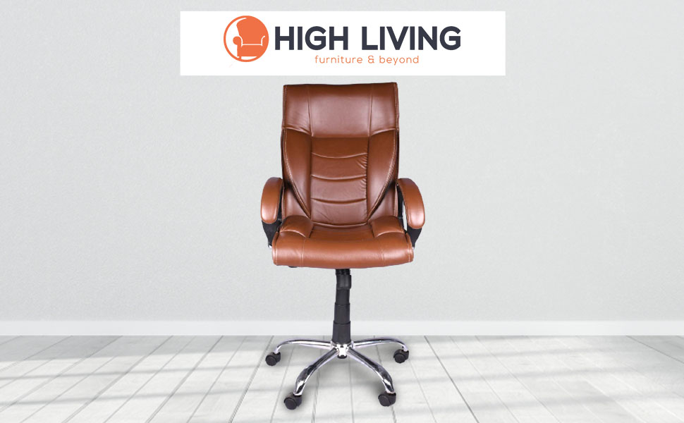 High Living High Back Executive/Boss Revolving Chair for Home & Office