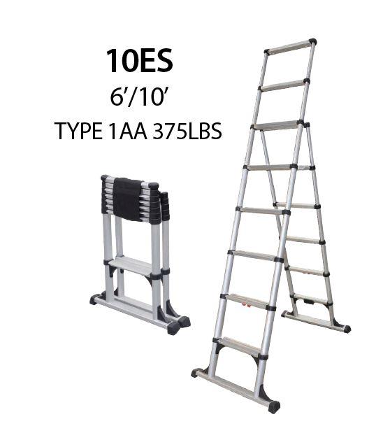 Telesteps 10ES OSHA Compliant 10Feet Reach Professional Wide Step