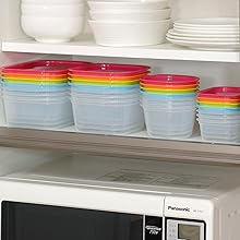 Amazon｜イノマタ化学 電子レンジ容器 楽ちんパック 蓋をした