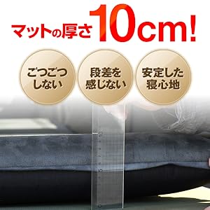 マットの厚さ10cm
