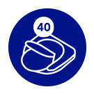 Contains 40 Protective Filters