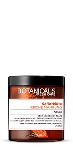 Saflorblüte Reiche Nährung Maske