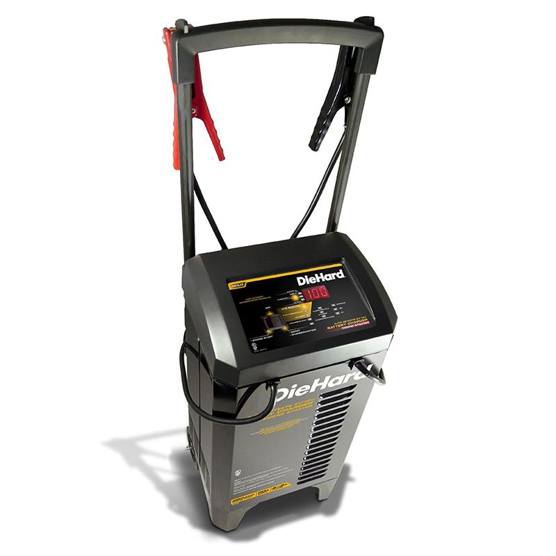 DieHard 71341 6/12V Gold Smart Wheel Battery Charger and 50