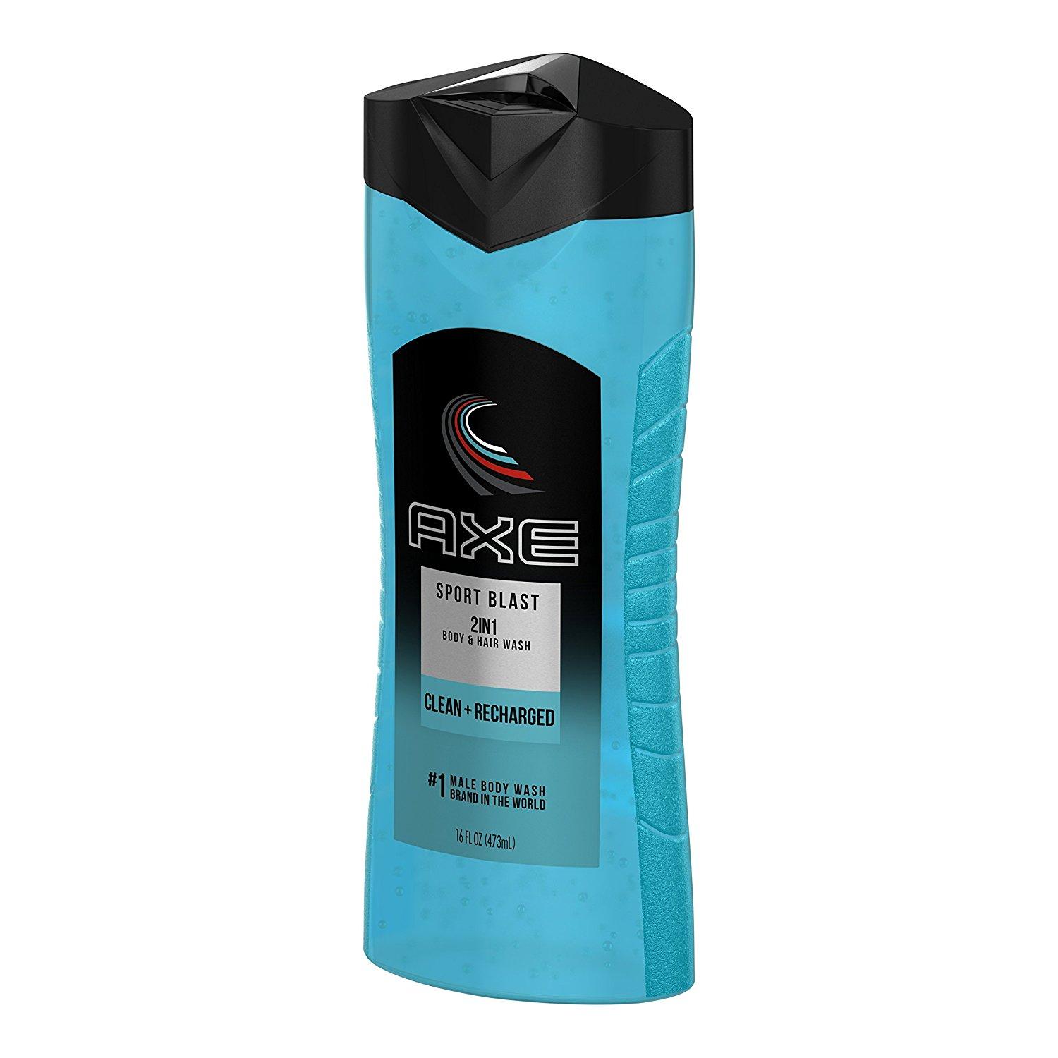 Axe Shower Gel + Shampoo Sport Blast 16 oz (Pack of 7