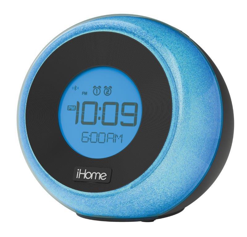 iHome iBT290B Bluetooth Color Changing Dual Alarm FM Clock