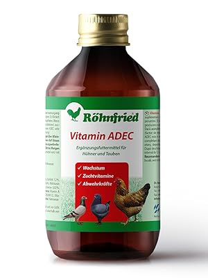 Röhnfried Vitamin ADEC Vitaminkonzentrat (250 ml) für Hühner, Rinder