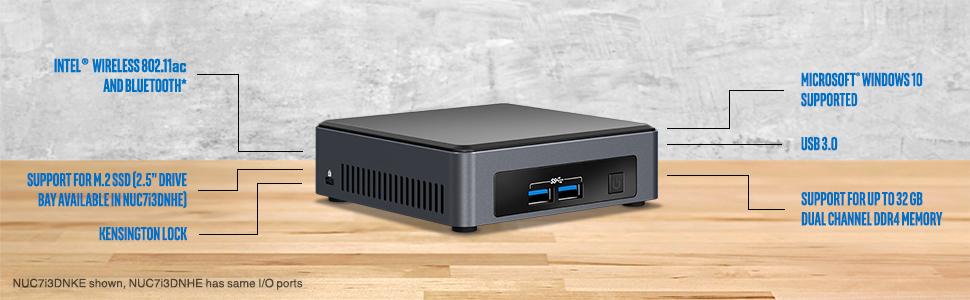 Amazon.com: Intel® NUC 7 Business Kit (NUC7i3DNKH1E) - Core
