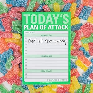 Knock Knock Today's Plan of Attack Great Big Sticky Note