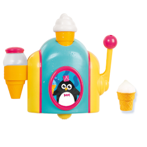 TOMY E72378 Schaumeismaschine, Wasserspielzeug für die Badewanne in Farbenfrohem Design, Badespaß für Kinder, Geschicklichkeitsspiel, Spiele für ...