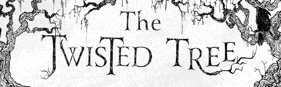 A banner stating 'The Twisted Tree' with spooky branches and a crow